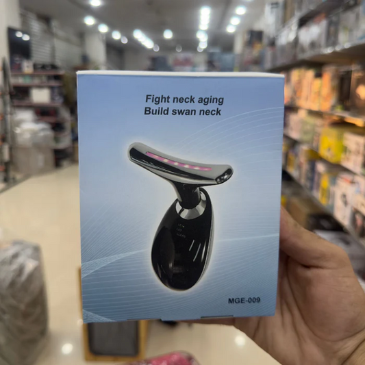 Digital Therapy Face & Neck Massager – Anti-Aging Vibration Massager for Home & Travel Use